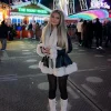 Freya Belted Fur Coat - Black/Cream