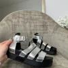 Indiah Chunky Gladiator Sandals - Silver