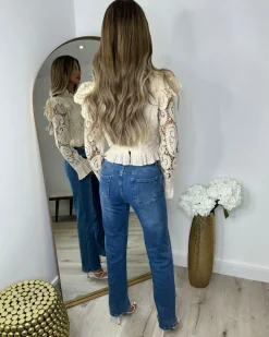 Isla Dark Wash Straight Leg Jeans