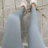 Kaci Ribbed Leggings - Grey