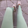 Kaci Ribbed Leggings - Sage Green