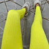 Kaci Ribbed Leggings - Yellow