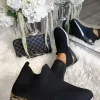Leonie Sock Trainers - Black/White